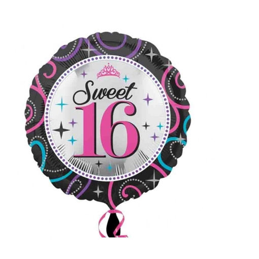 Picture of SWEET 16 FOIL BALLOON 18 INCH